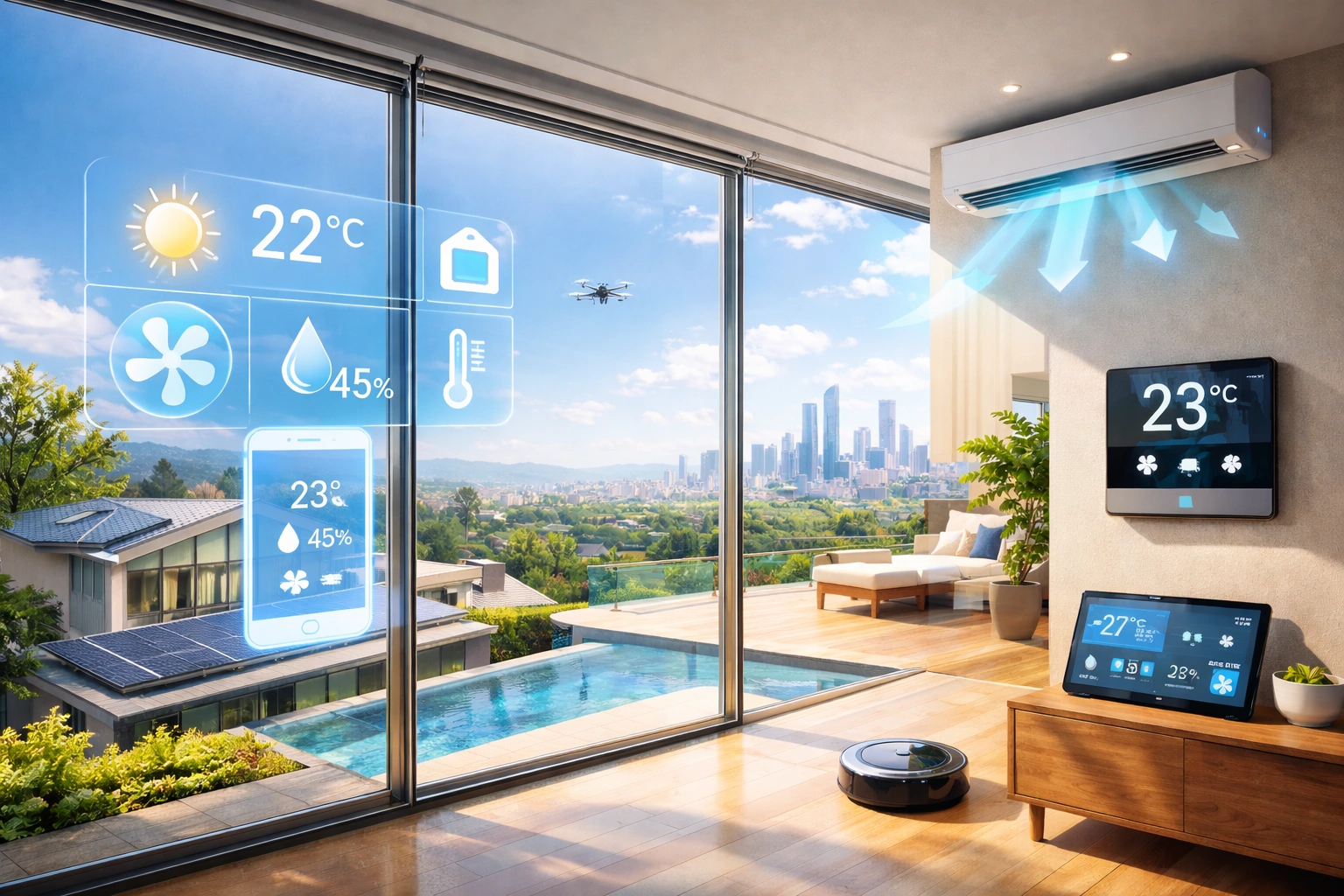 Розумні вікна та управління кліматом