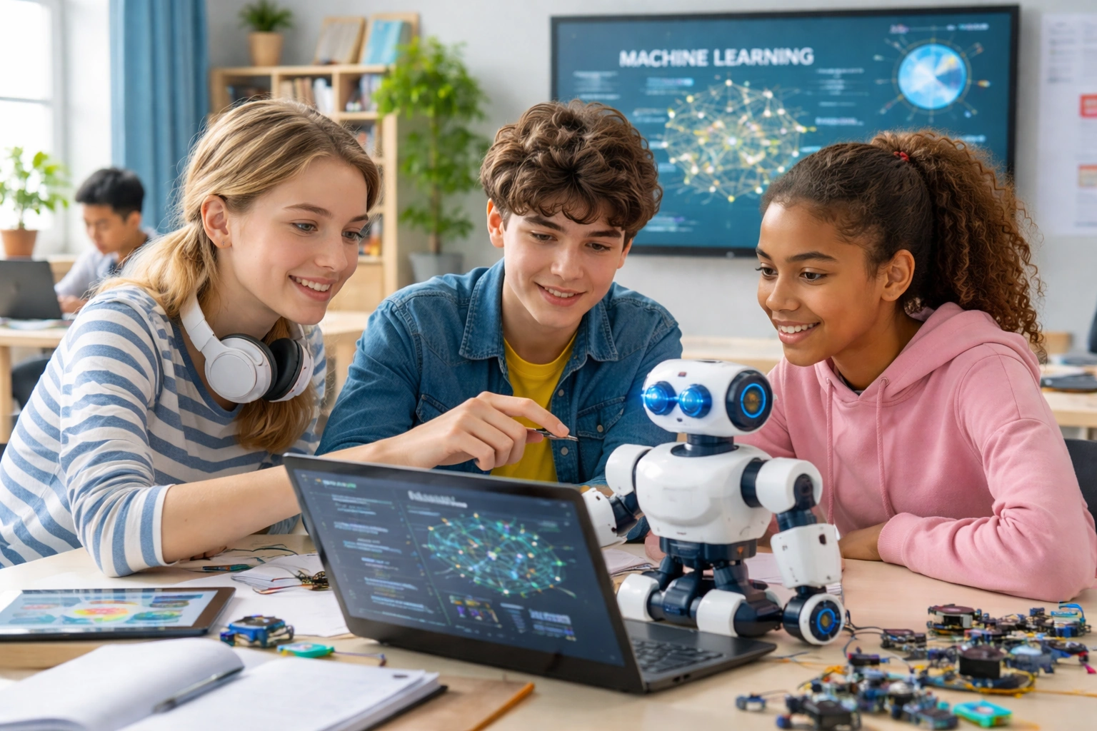 Машинне навчання у руках учнів