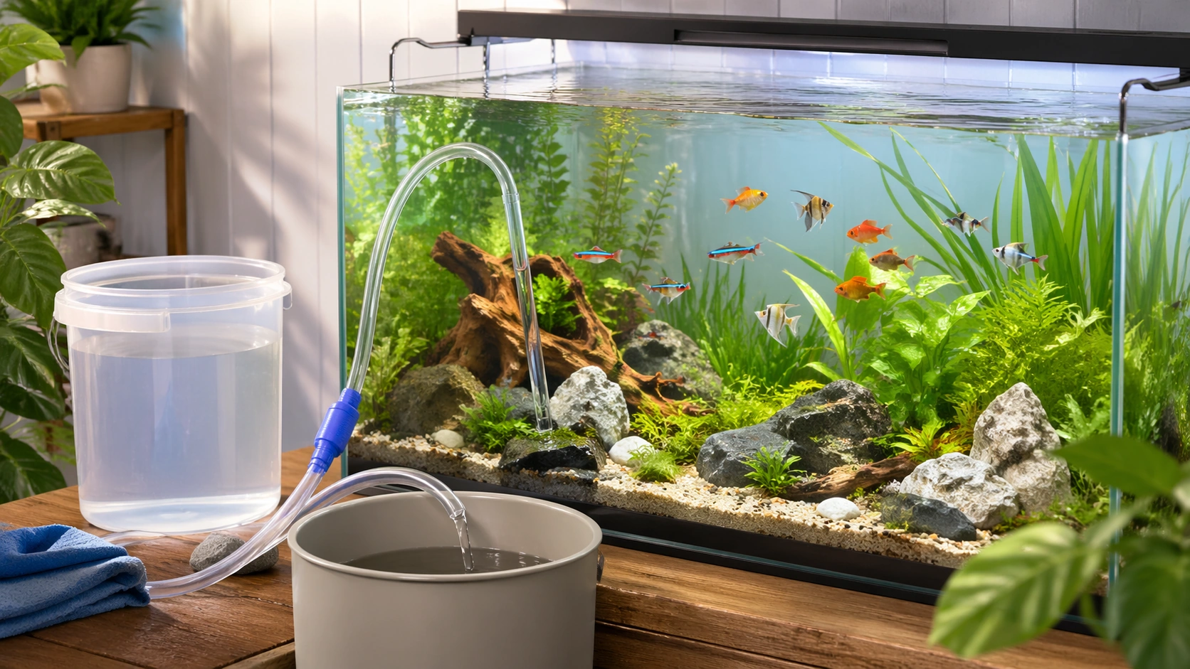 Скільки води міняти за раз: 10%, 30% чи 50%