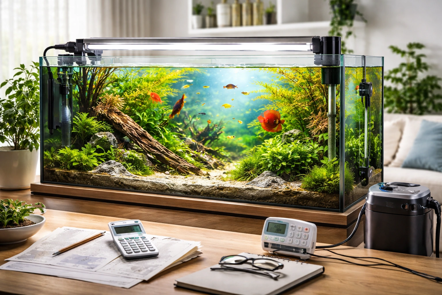 Скільки споживає акваріум: де найбільші витрати