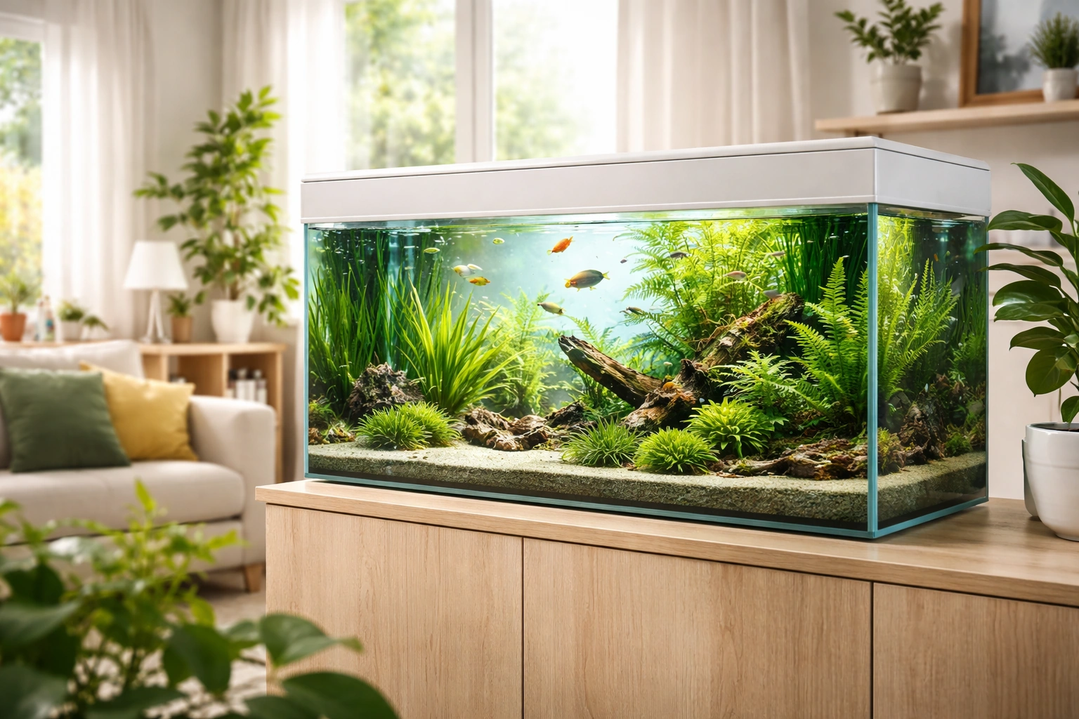 Як обрати перший акваріум: об’єм, форма, місце