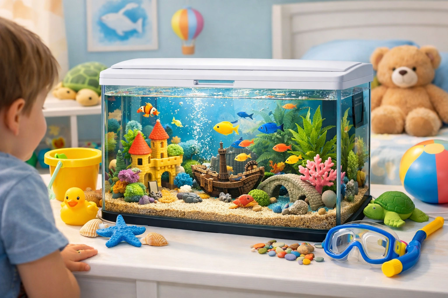 Який акваріум обрати дитині: об’єм і простота