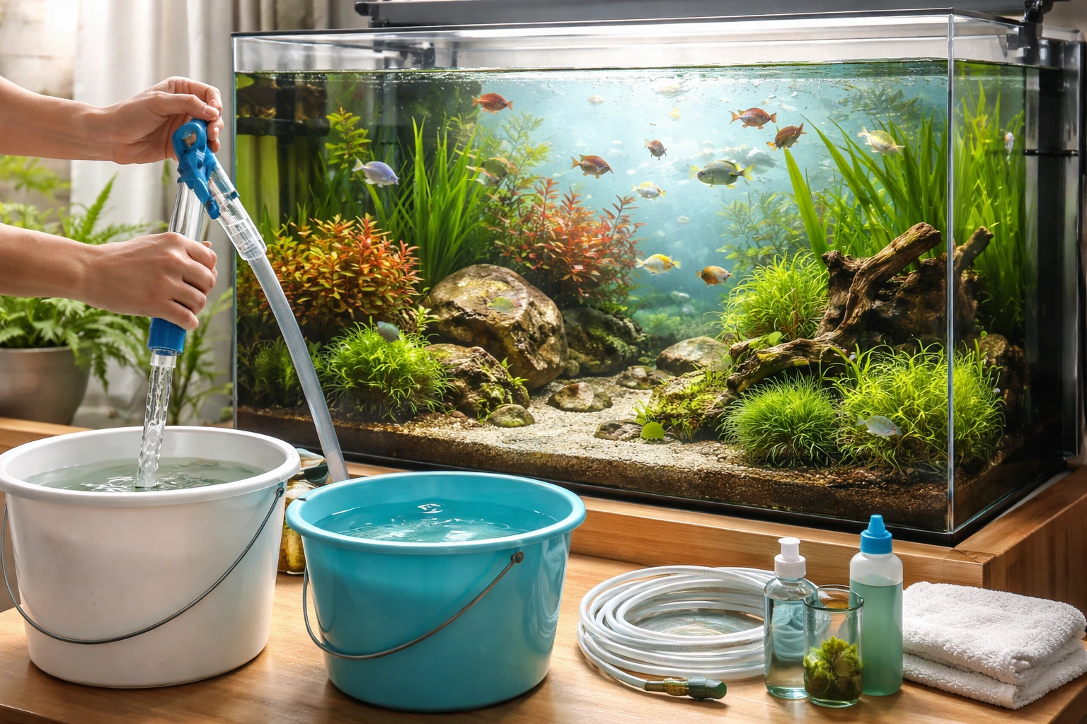 Щотижневий догляд: ідеальний ритуал підміни води