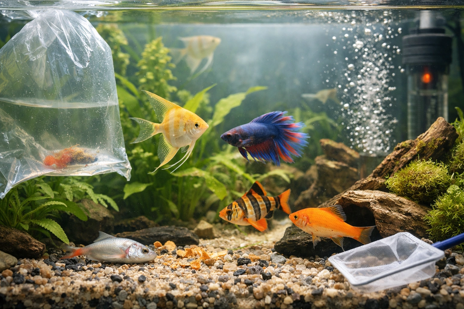 Чому гине риба після покупки: найчастіші причини