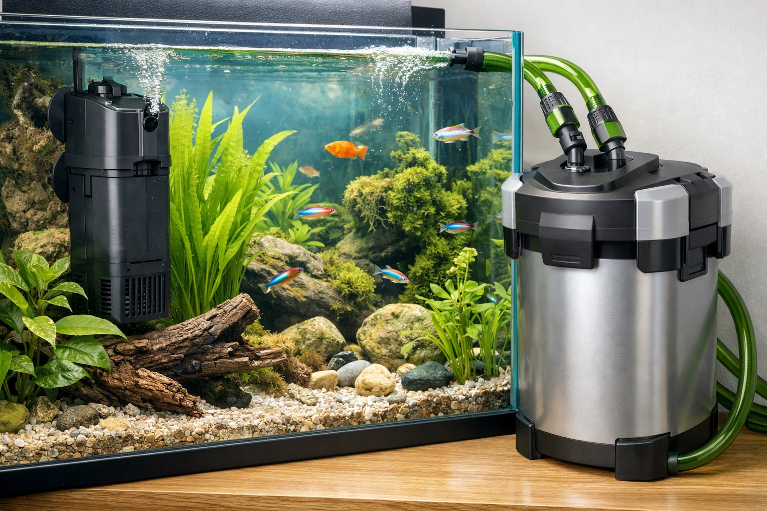 Внутрішній vs зовнішній фільтр: чесне порівняння