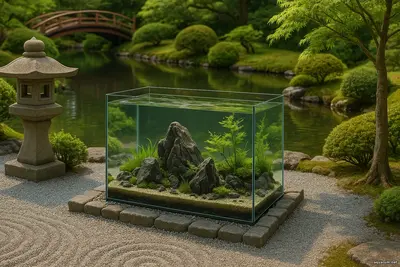 Аквариум в японском саду: философия пустоты это не просто способ оформления, а целая философия