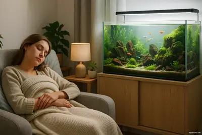 Тишина как целебный элемент аквариума Тишина аквариума — это больше, чем отсутствие звука