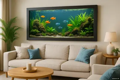 Аквариум в зоне отдыха: релакс и вдохновение Аквариум в зоне отдыха — это больше, чем элемент интерьера