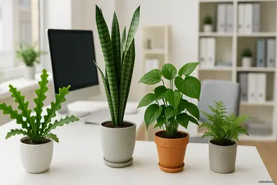 зелёное сердце офиса