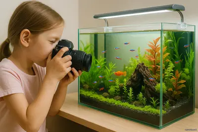 Фото-дневник аквариума глазами ребёнка — это больше, чем проект