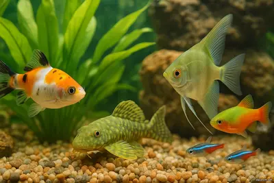 Растительный рацион: кто его любит зелёное сердце аквариума