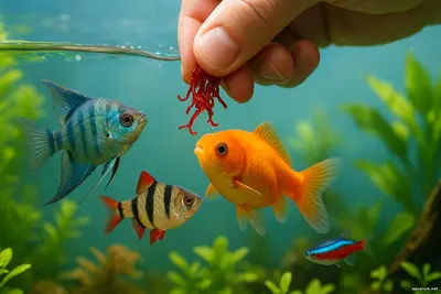 Живой корм — это часть живой природы, которую аквариумист приносит