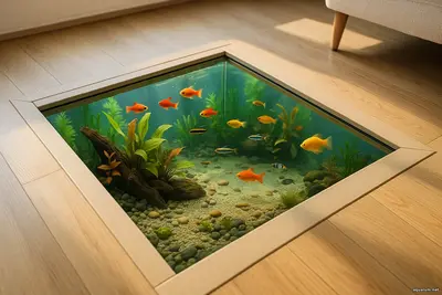 смелое решение, которое превращает интерьер в живое пространство