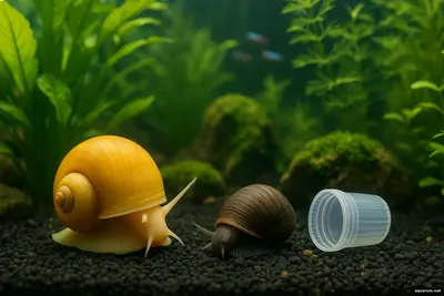 Защитите своих улиток от пластика Пластик в аквариуме — не зло сам по себе