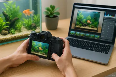 Как обрабатывать аква-фото искусство оживления света