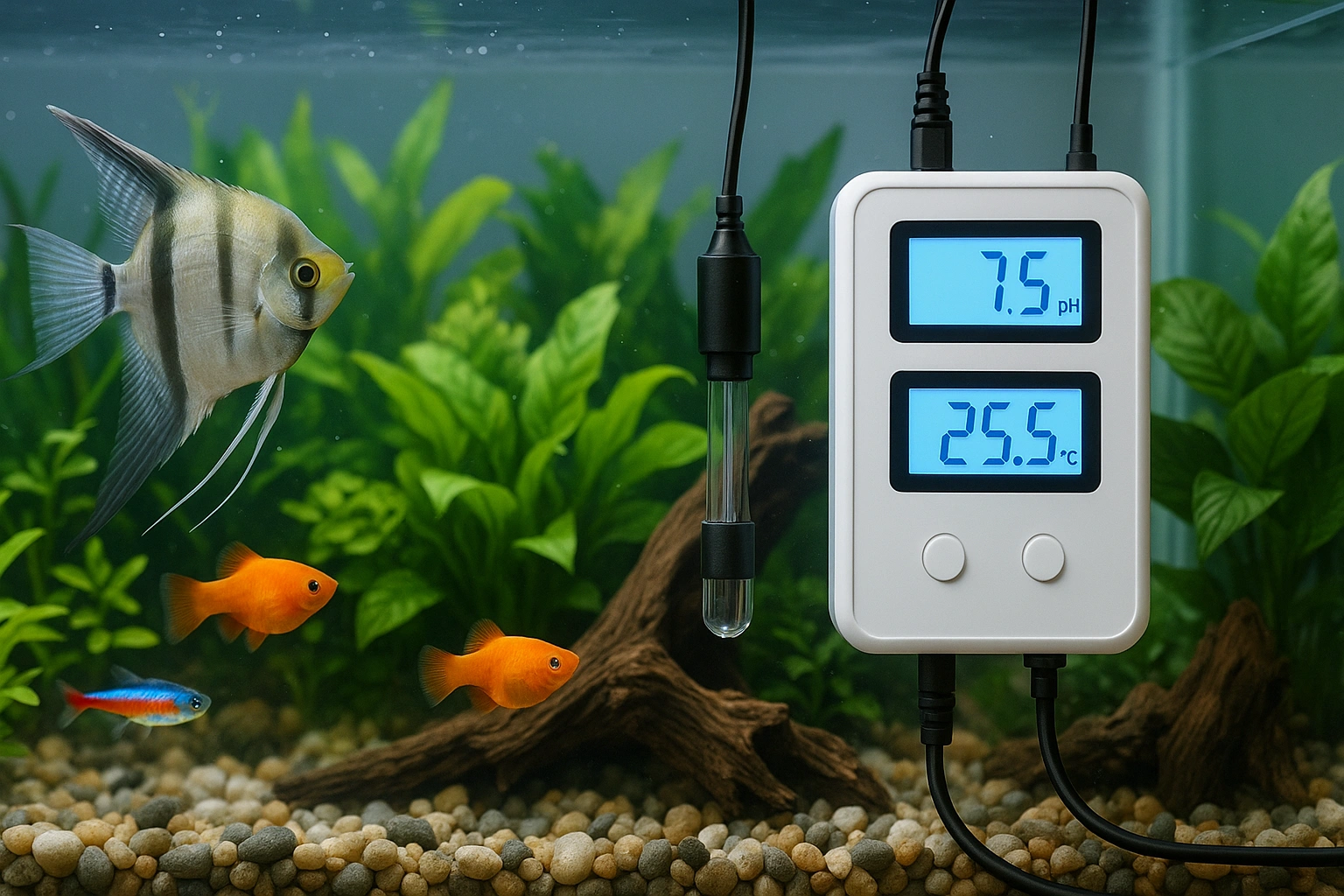 Контролери pH та температури