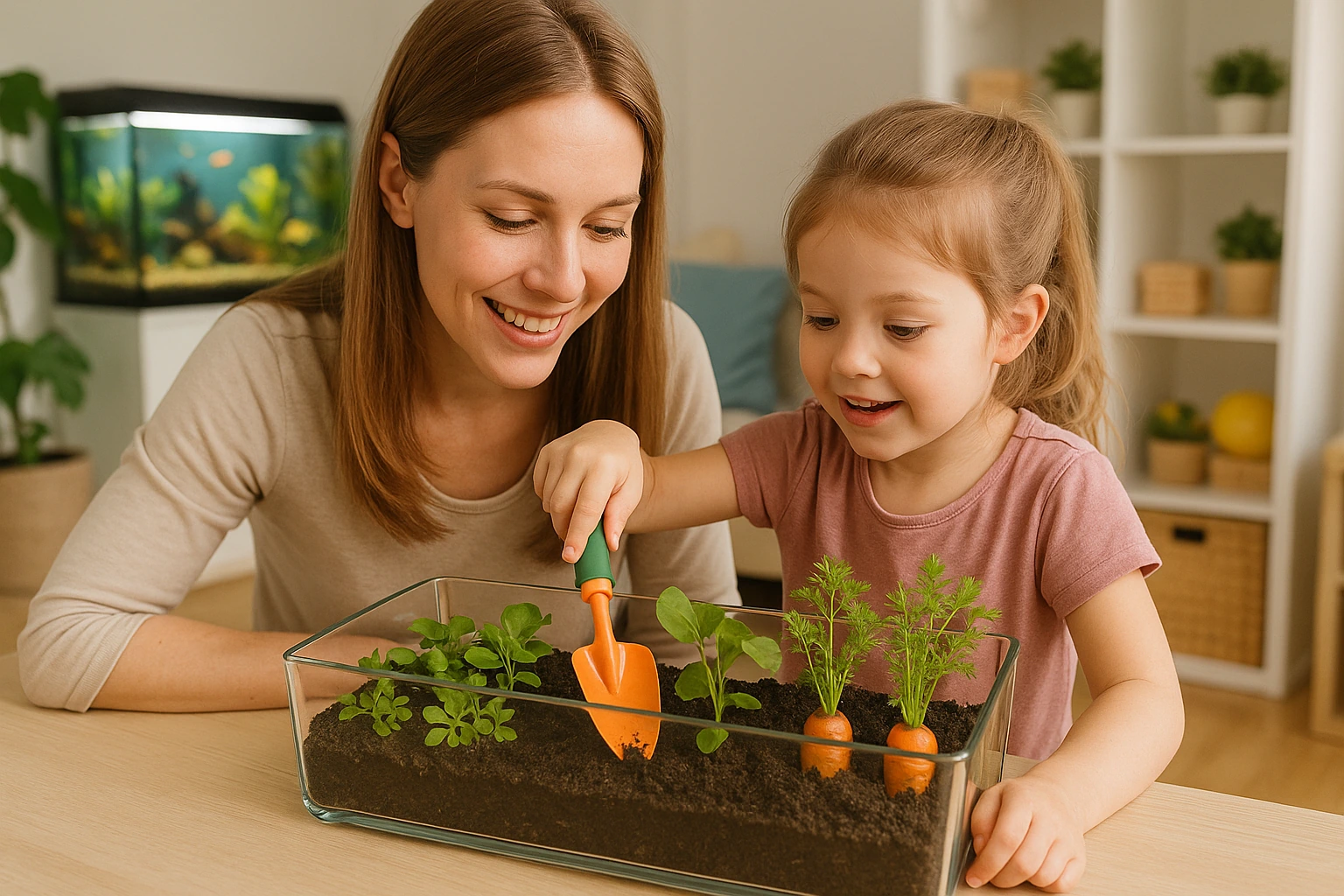 Вирощуємо рослини разом: міні-город