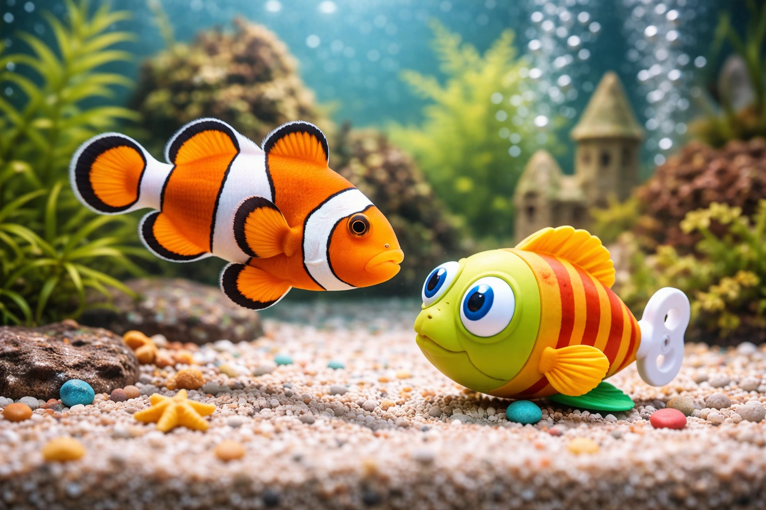 Рибка та іграшка: чи можливий інтерес?