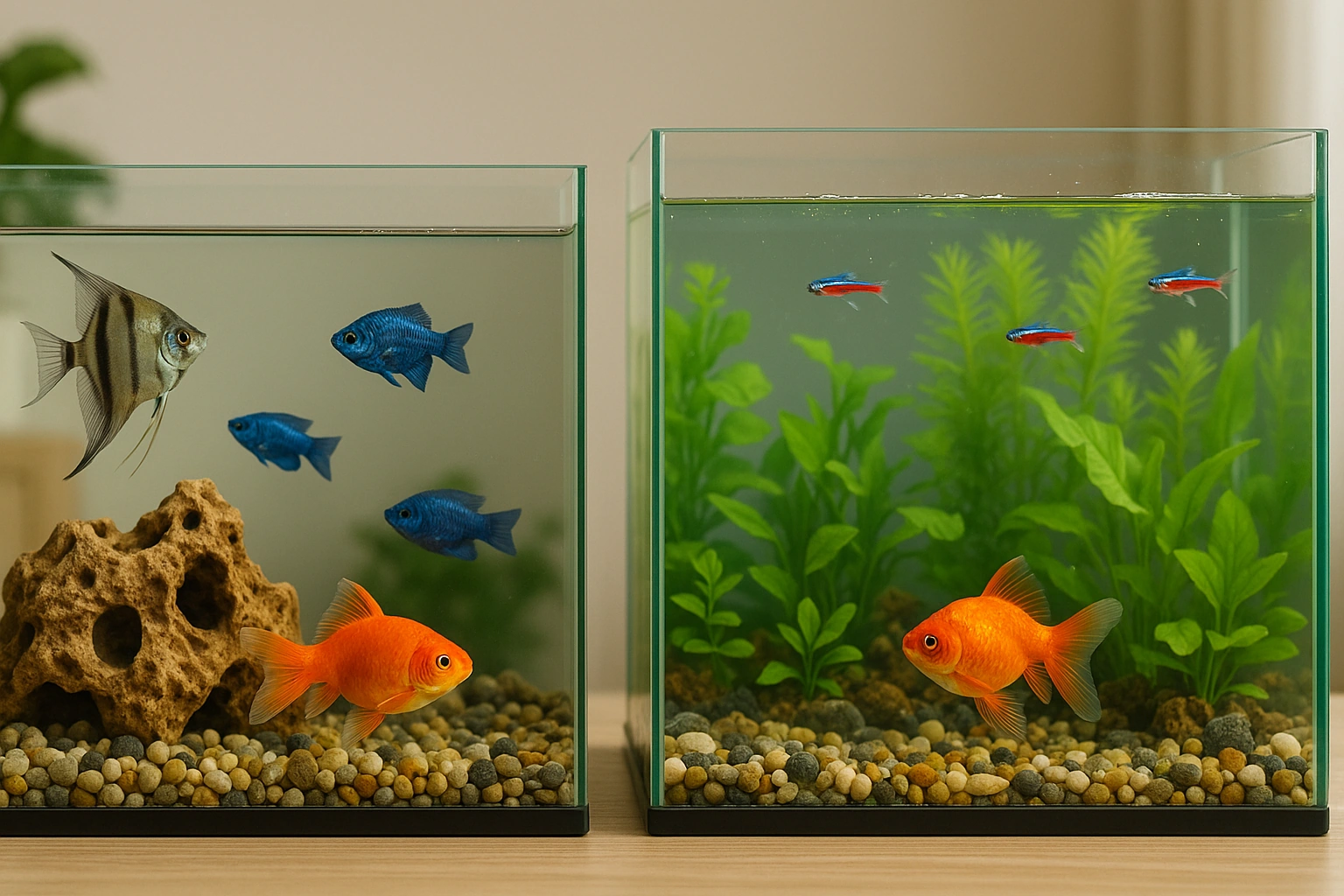 Порівняння з традиційними акваріумами