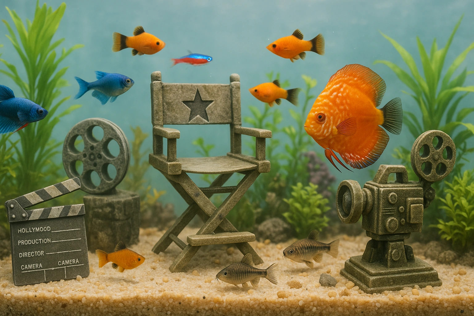 Кіноакваріум: кадри з фільмів під водою