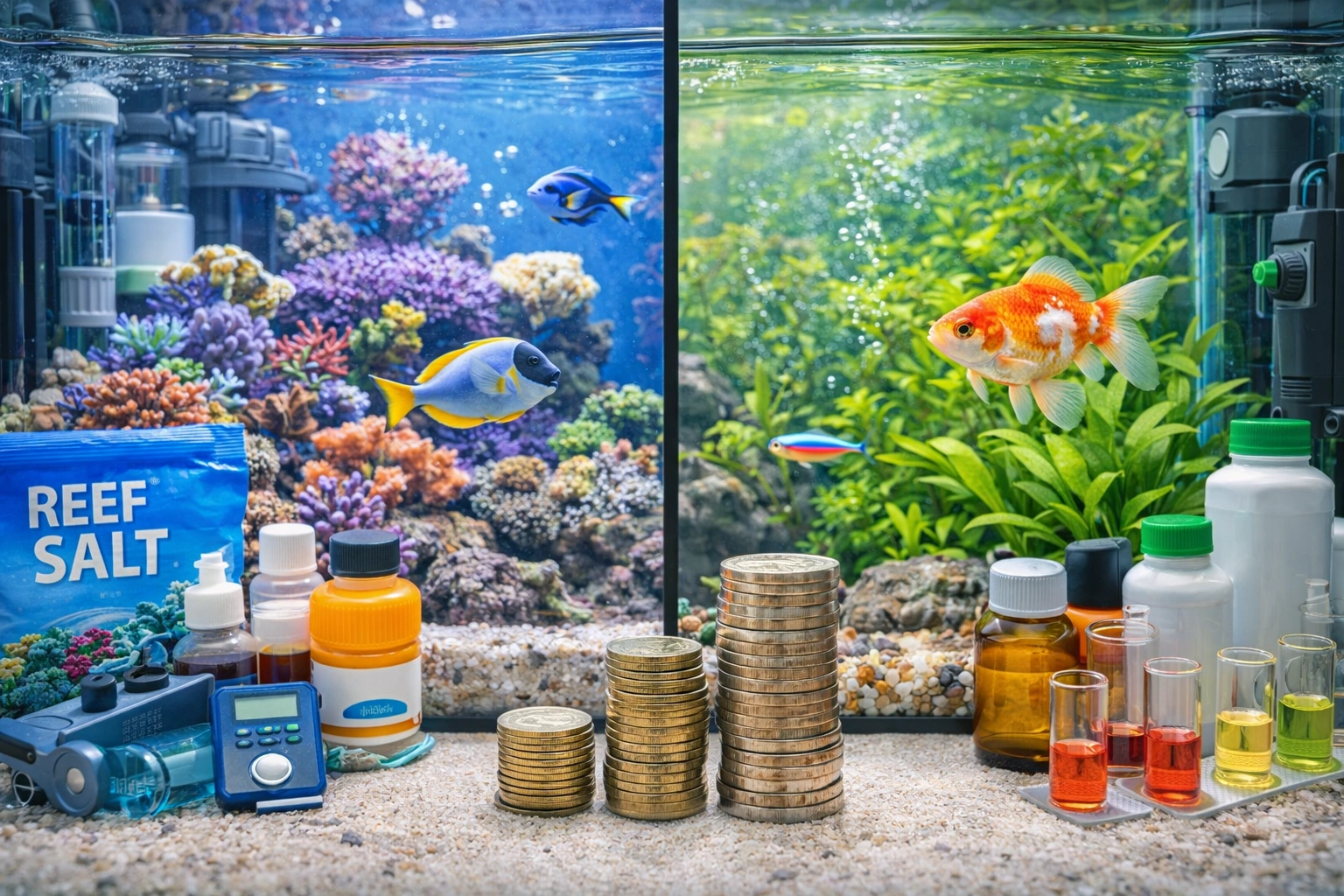 Порівняння витрат: море проти прісного