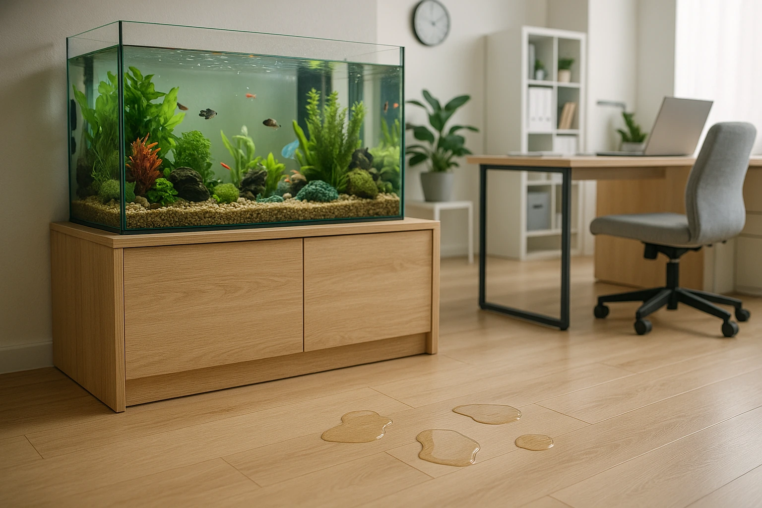 Краплі води на підлозі — як не допустити