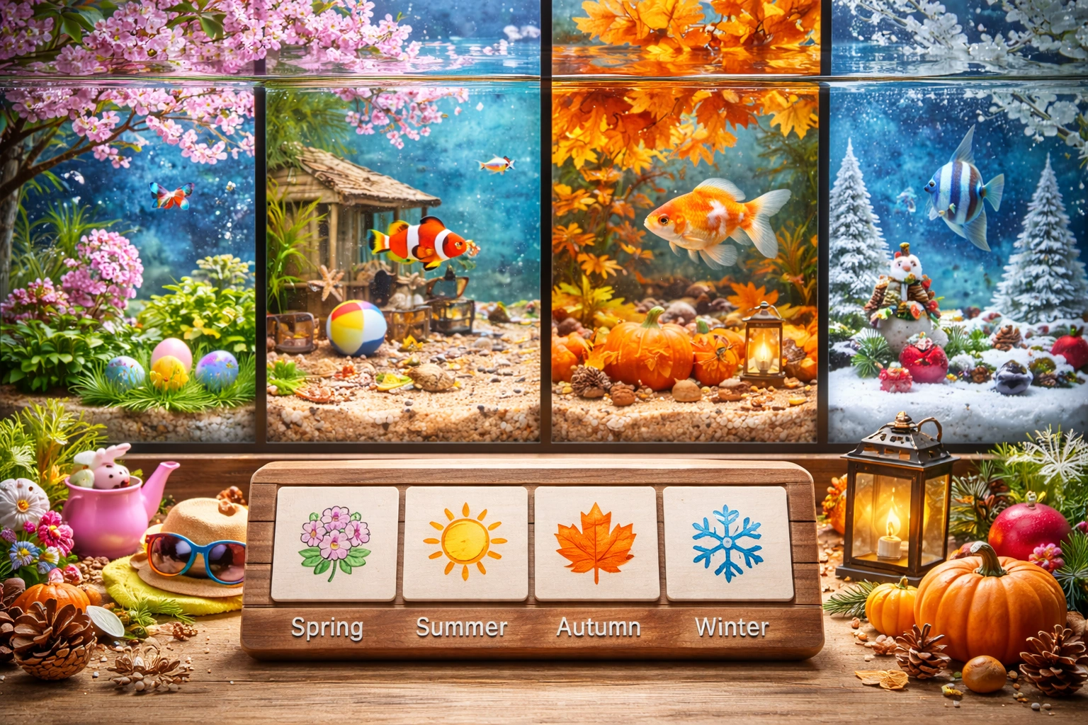 Зміна сезонів: акваріум як календар