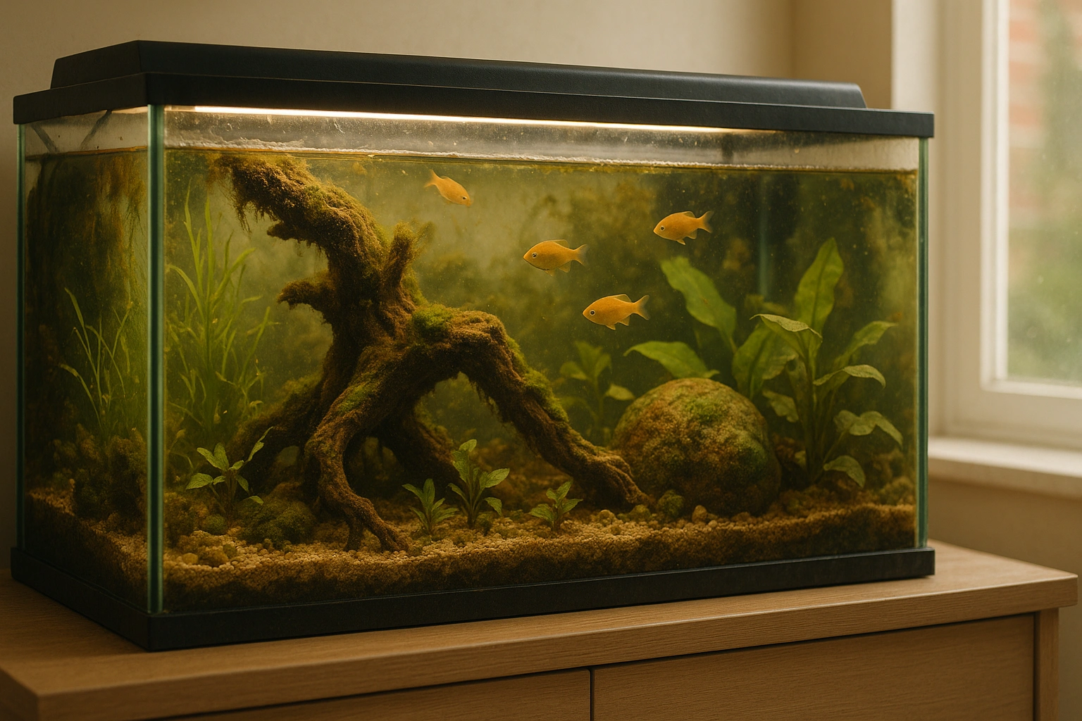 Акваріум старіє? Так, і це природно