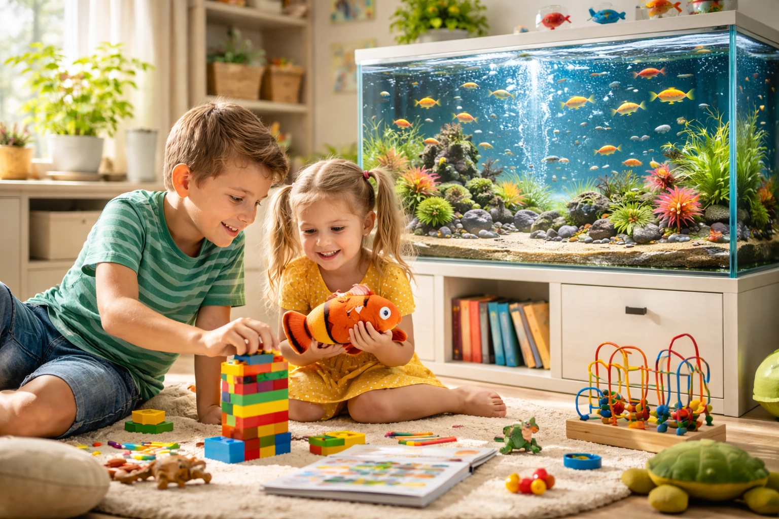 Ігри біля акваріума: безпечні ідеї