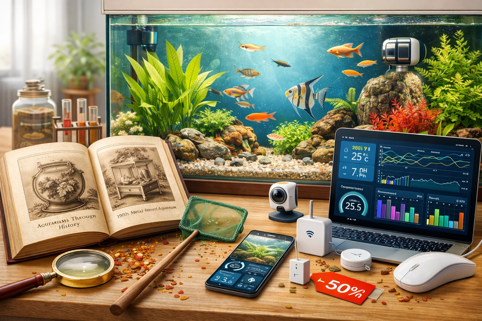 Цифрова епоха та акваріумістика: коротка історія