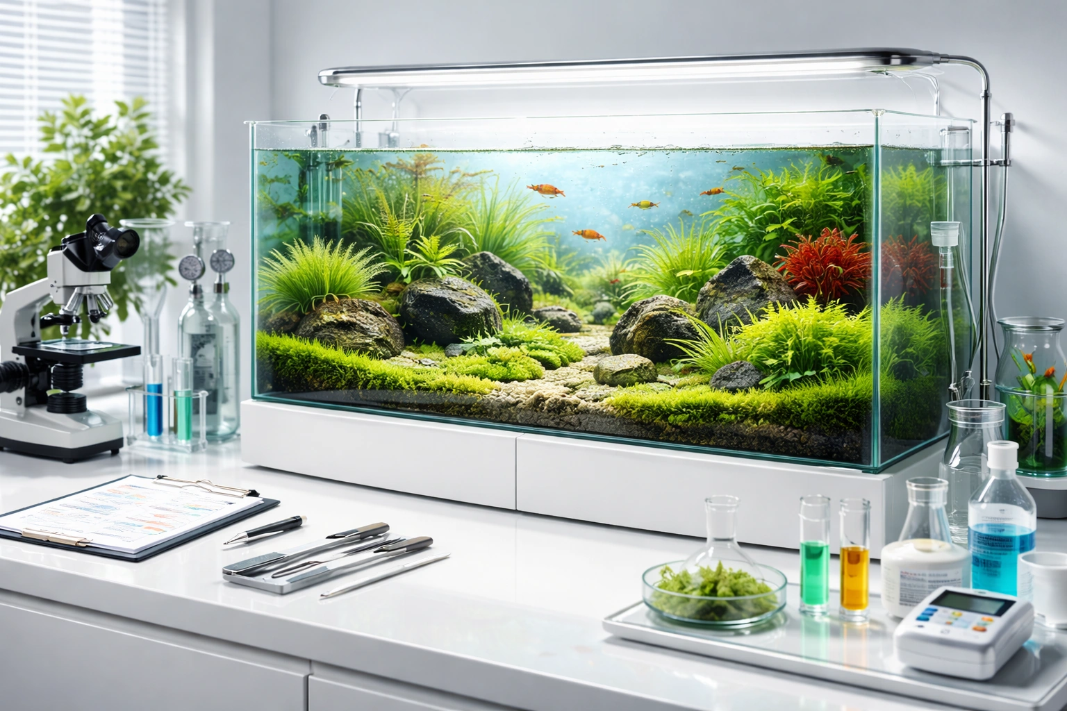 Прозорий та чистий: стиль лабораторії