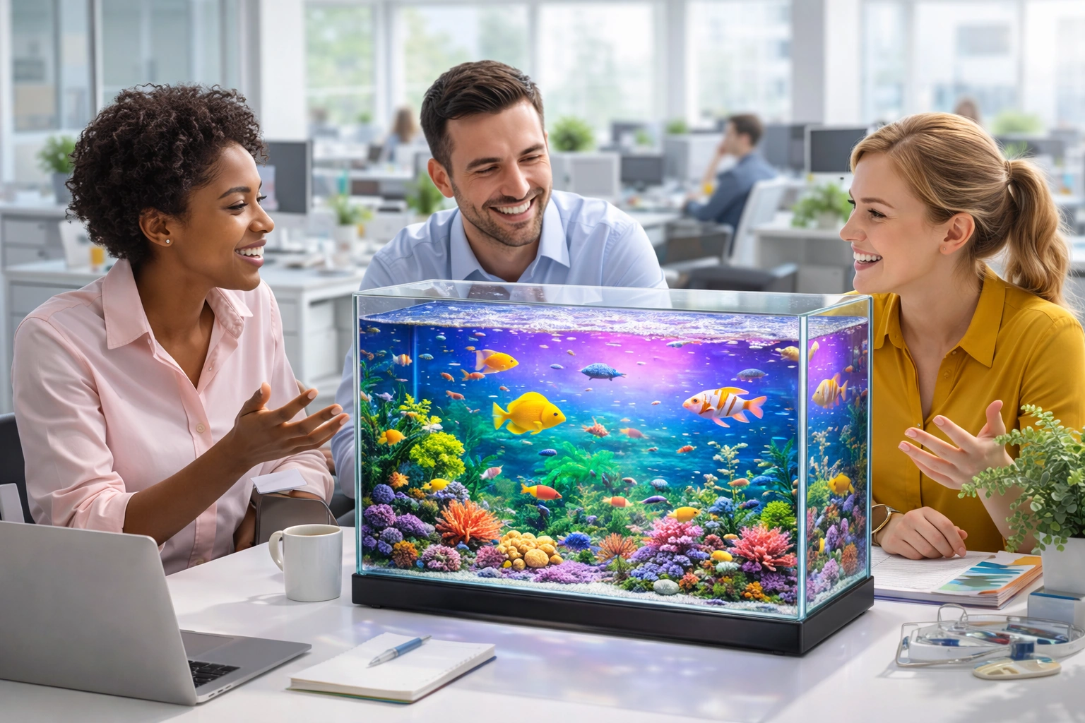 Відгуки співробітників про акваріум