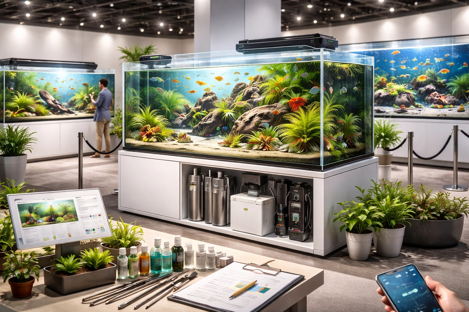 Виставкові акваріуми: стандарти та підходи