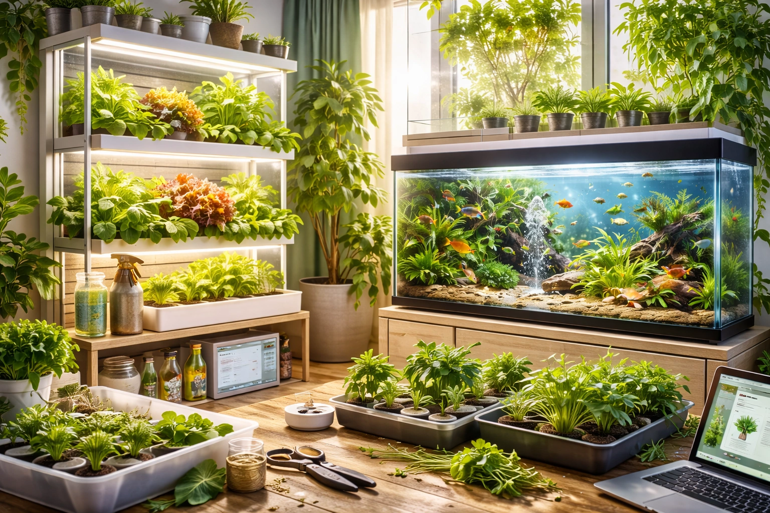 Поєднання акваріумістики з іншими хобі