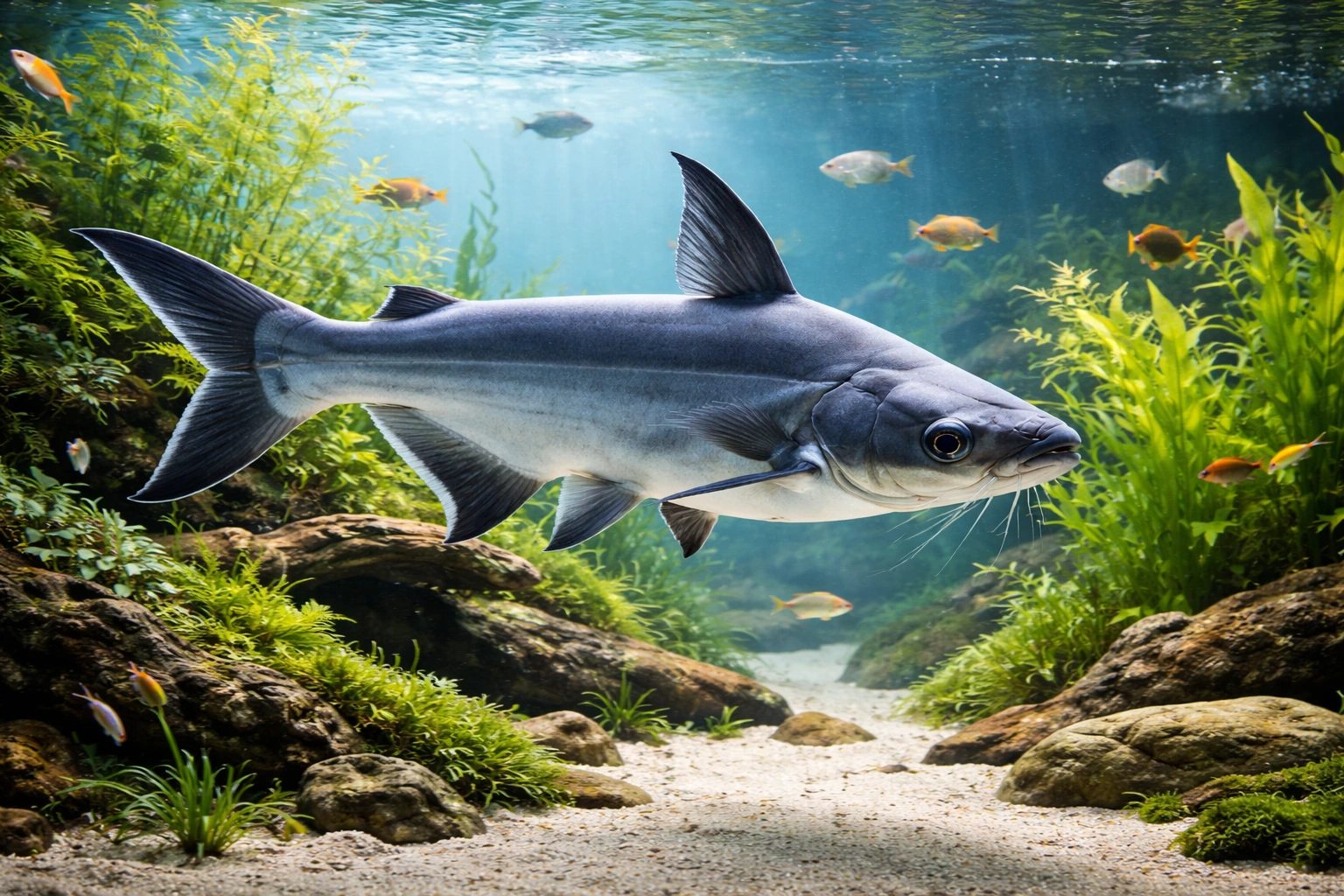 Пангасіус: чому він “виростає з акваріума” швидше за очікування