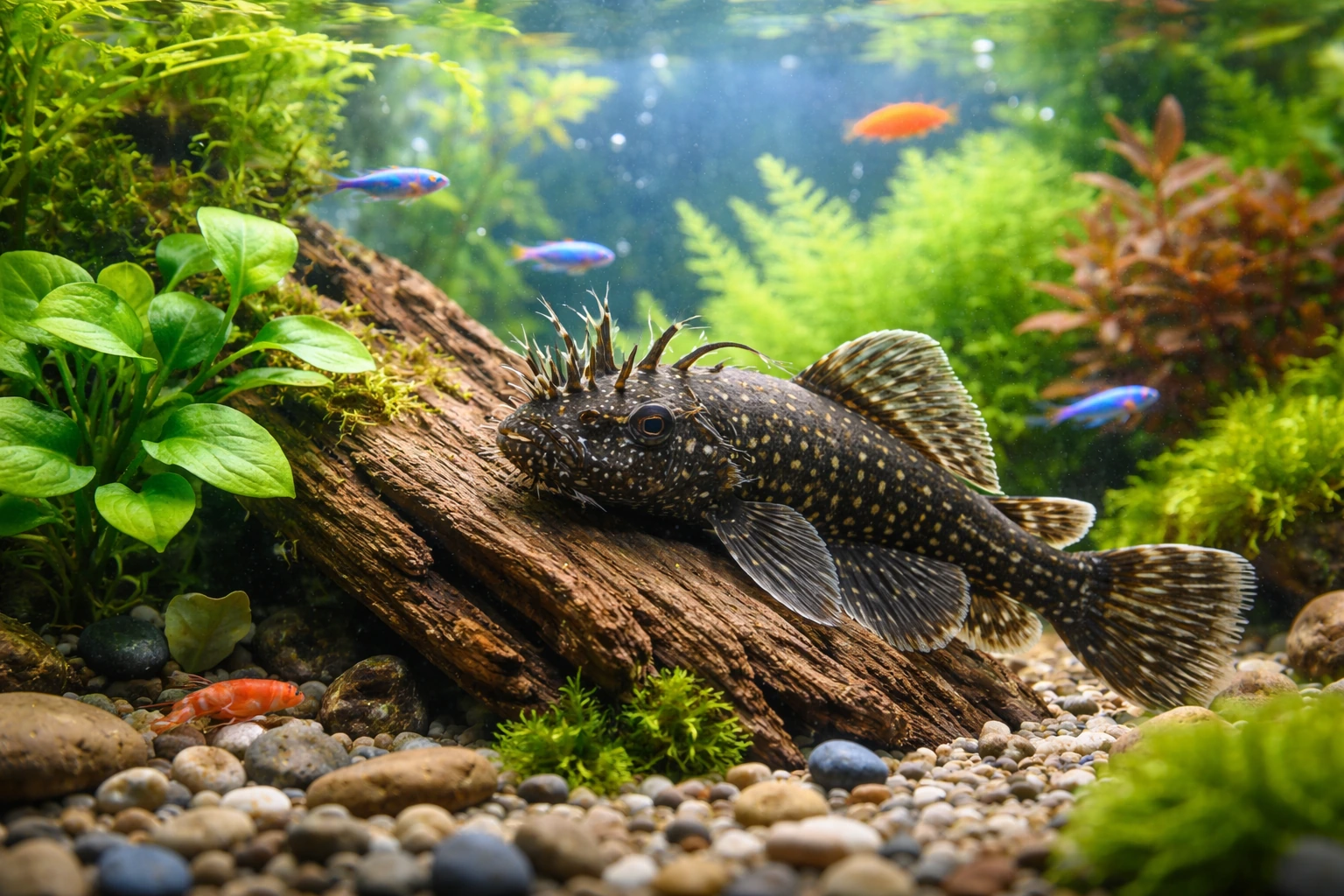 Анціструс: сомик-прибиральник, який не просить вихідних