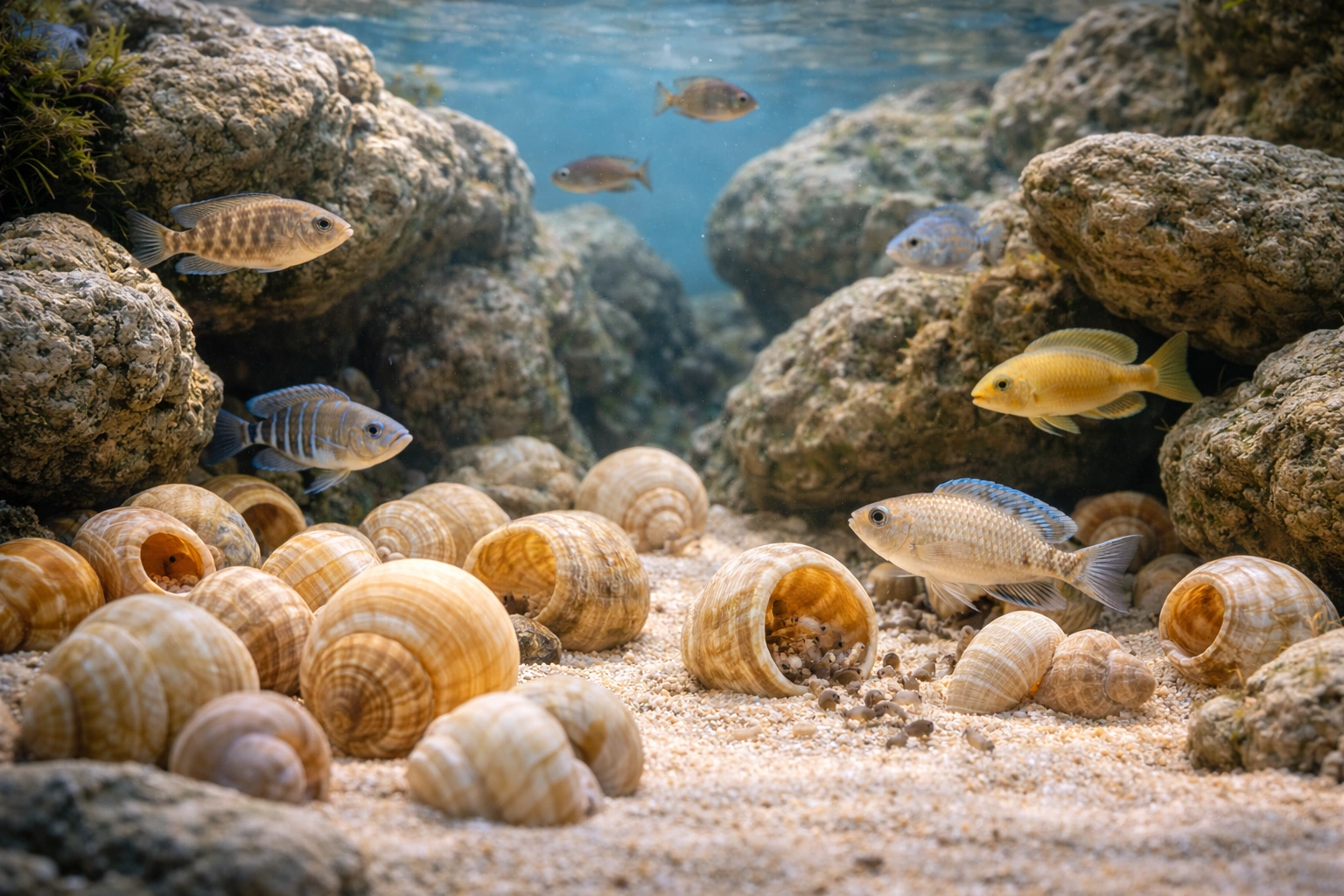 Танганьїка вдома: лампрологуси і світ мушель та каменю