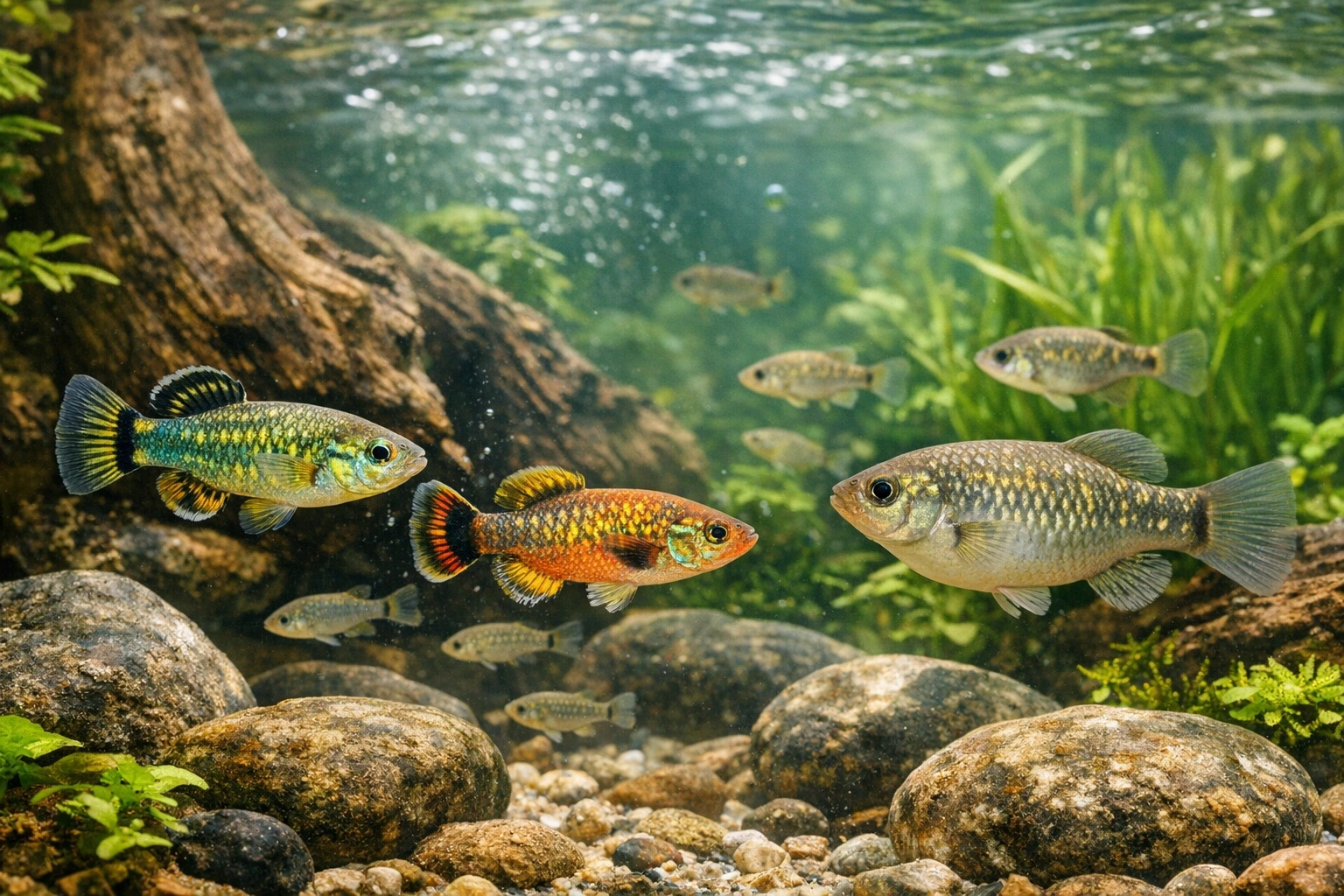 Гоудеїди: рідкісні живородки з характером біотопу