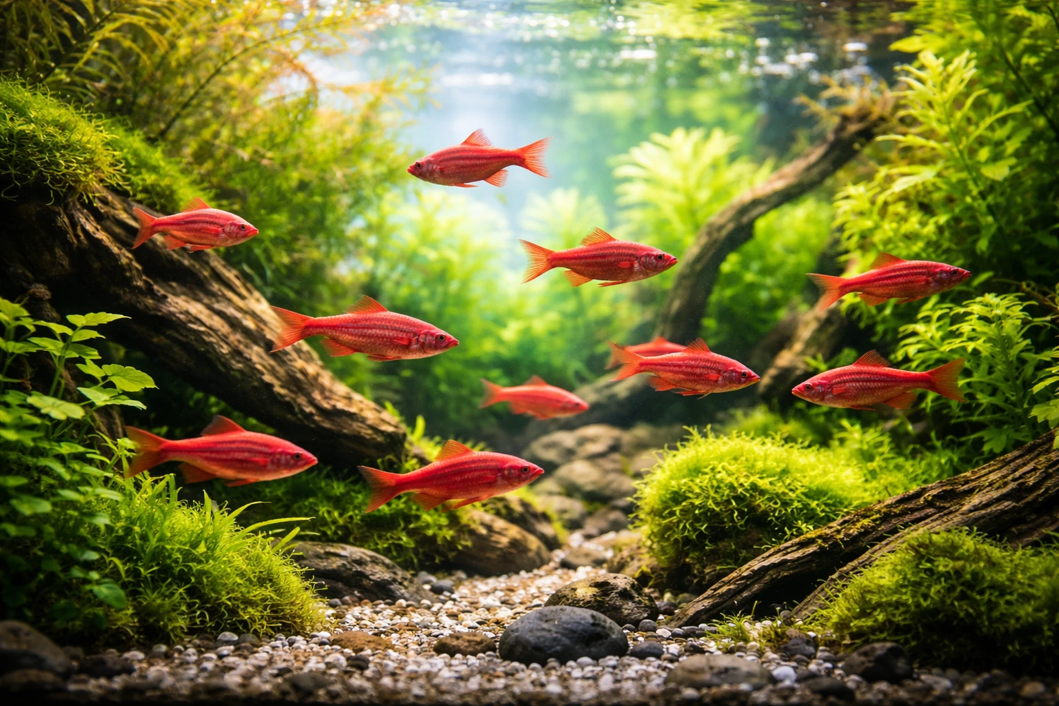 Вишневий барбус: спокійна окраса для травника