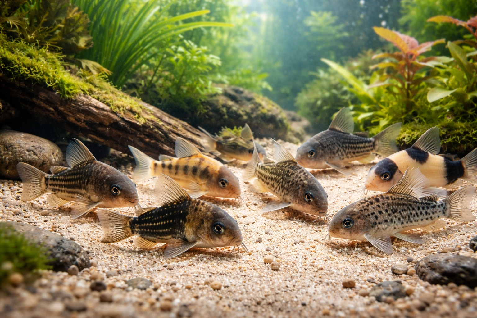 Коридораси: панцирні трудівники дна без конфліктів