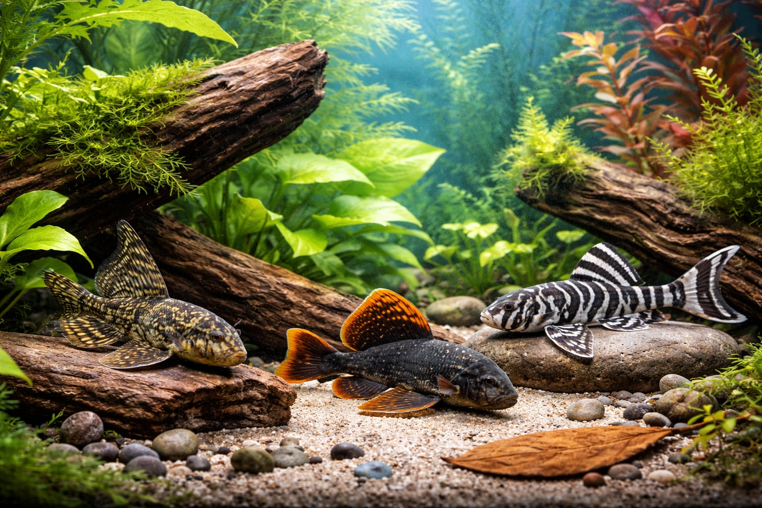 Лорікарієві сомики: як вибрати “панцир” під свій акваріум