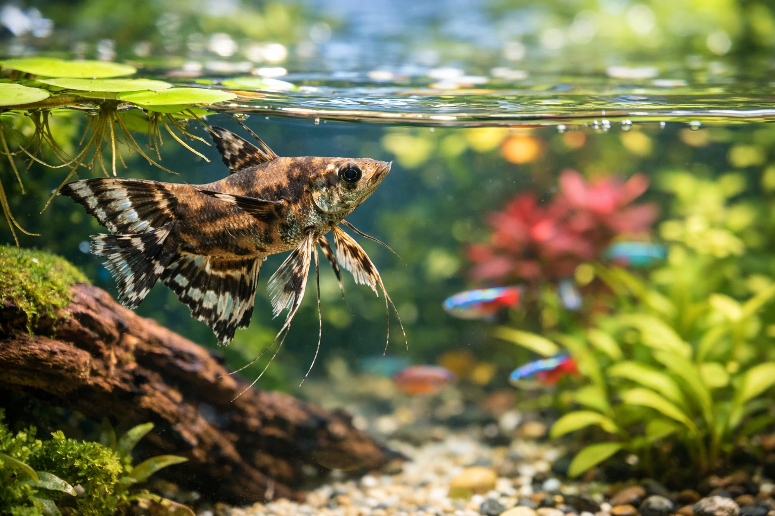 Амазонська риба-метелик: краса поверхні та тонкі вимоги до води