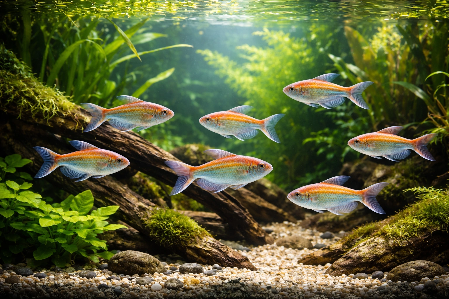 Тетра Конго: блиск Африки і правильне освітлення