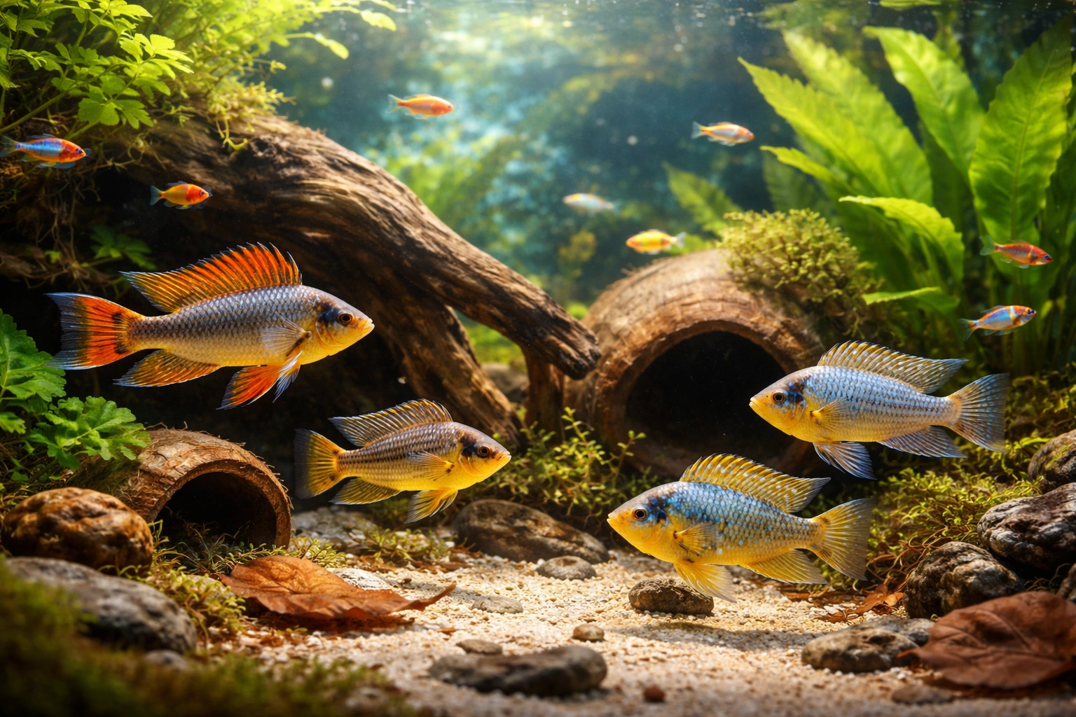 Апістограми: міні-цихліди з великим характером