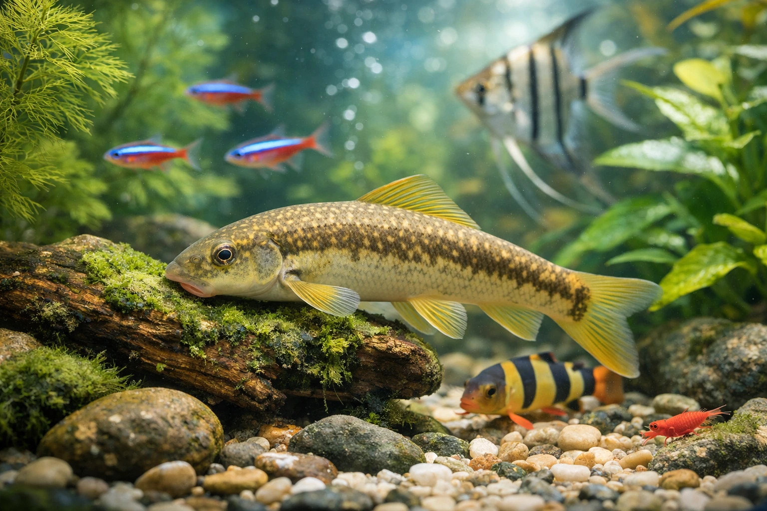 Гірінохейлус: водорослеїд чи агресор — як не помилитися