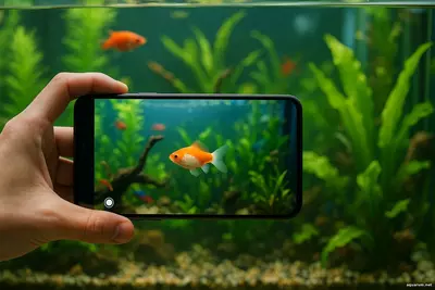 Съёмка аквариума на смартфон: секреты качества Съёмка аквариума на смартфон — увлекательное занятие