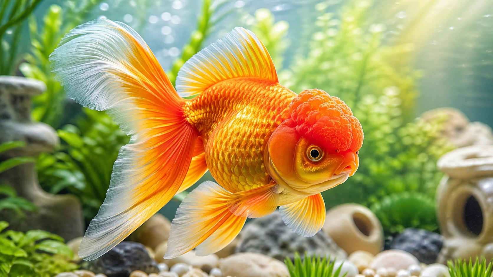Оранда: розкішна золота рибка і її особливий догляд