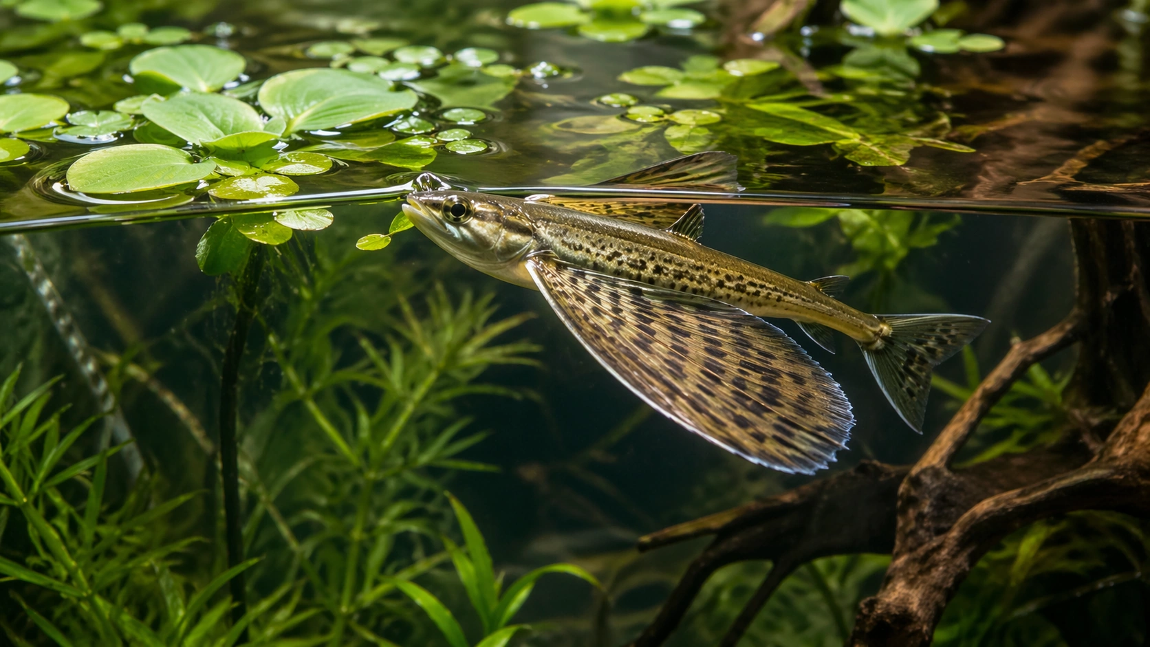 Пантодон: мисливець поверхні, який цінує тишу