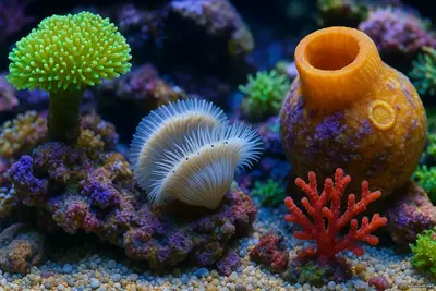 Морские беспозвоночные: кто фильтрует и кто украшает Морские беспозвоночные не стучат о стекло, не просят корма
