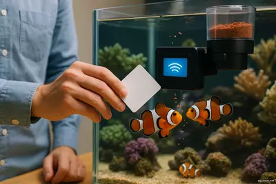 RFID-кормление сотрудниками: геймификация ухода Аквариум всегда был зеркалом. Иногда — настроения
